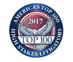 2017 America's Top 100 High Stakes Litigators